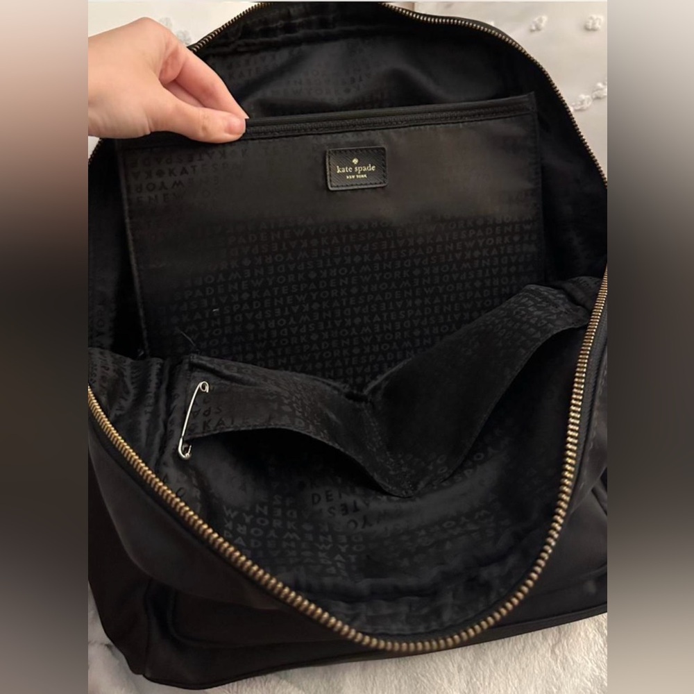 Kate Spade Black Computer Backpack - Picture 5 of 6